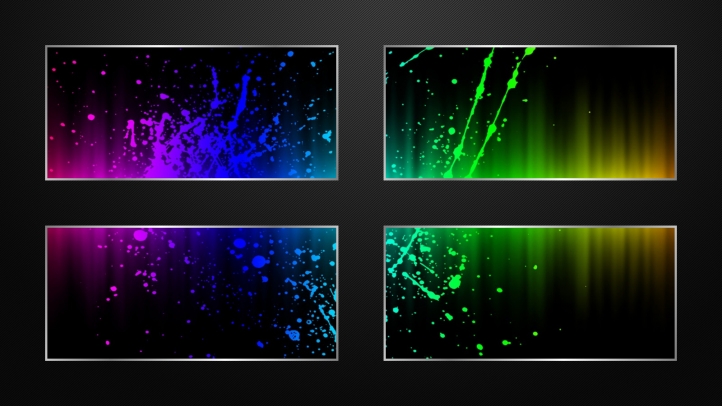 Carbon Colors Explosion fond écran wallpaper