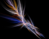 miniature Plume abstraite