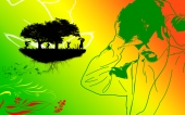 fond écran Rasta