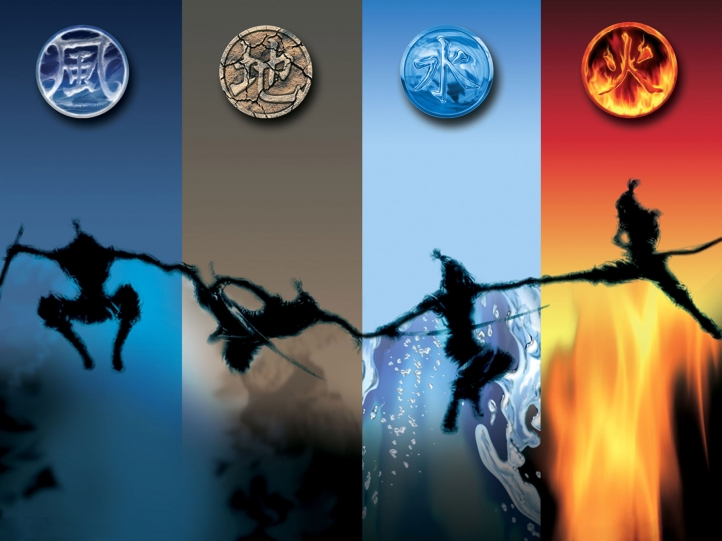 The Four Elements fond écran wallpaper