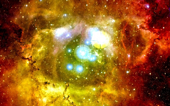 Rosette Nebula fond écran wallpaper