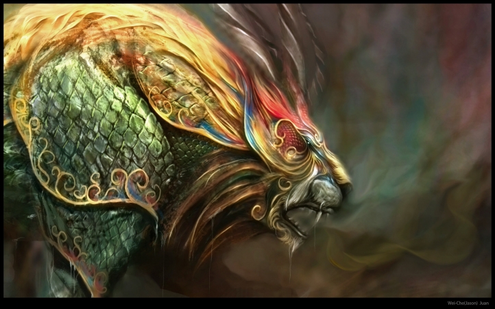 Fantasy Dragon fond écran wallpaper