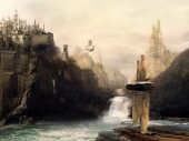 fond écran Fantasy Cities