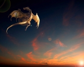 fond écran Fantasy Dragon