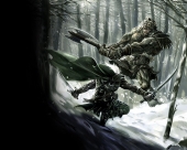 fond écran Fantasy Warrior