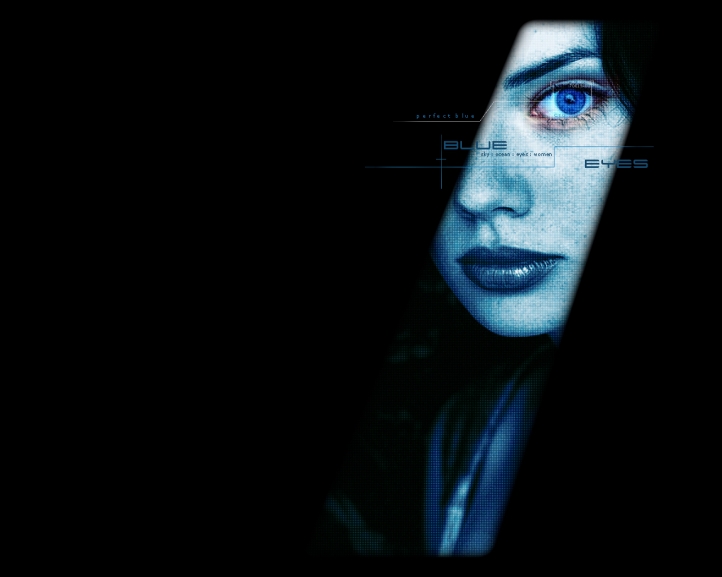 Blue eyes fond écran wallpaper