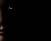 miniature Visage dans l'obscurité