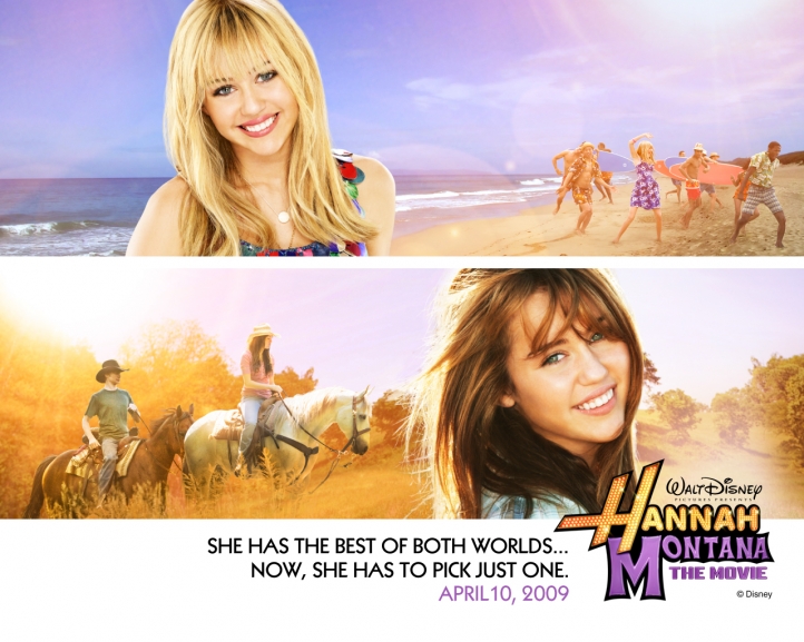 Hannah Montana le Film fond écran wallpaper