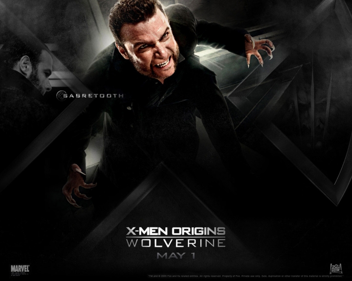 X-Men Origins Wolverine fond écran wallpaper