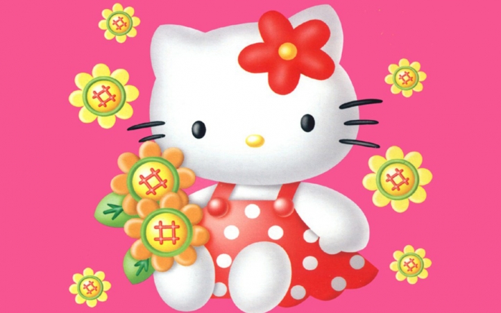 fond d'ecran anime hello kitty