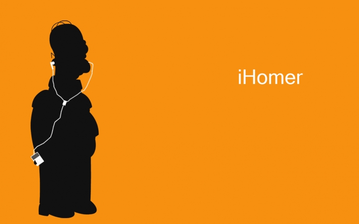 iHomer Orange fond écran wallpaper