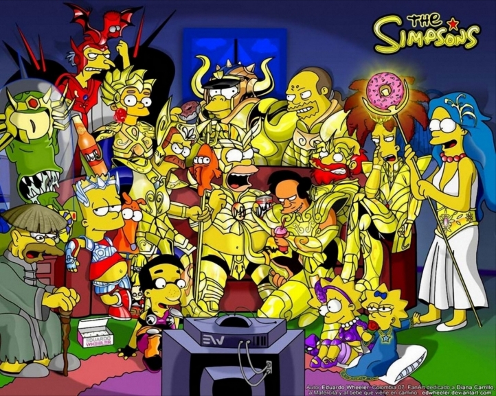 Les Simpsons fond écran wallpaper