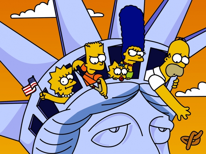 Les Simpsons fond écran wallpaper