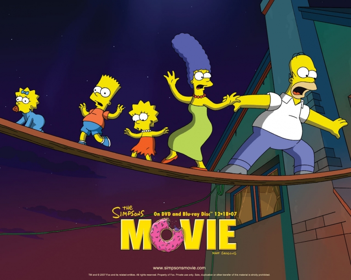 Les Simpsons fond écran wallpaper