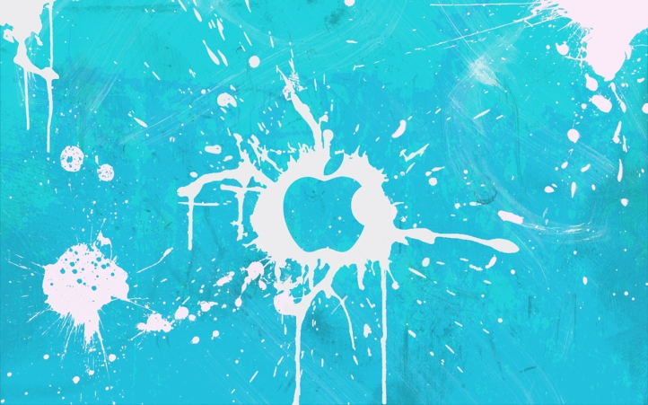 Apple de peinture fond écran wallpaper