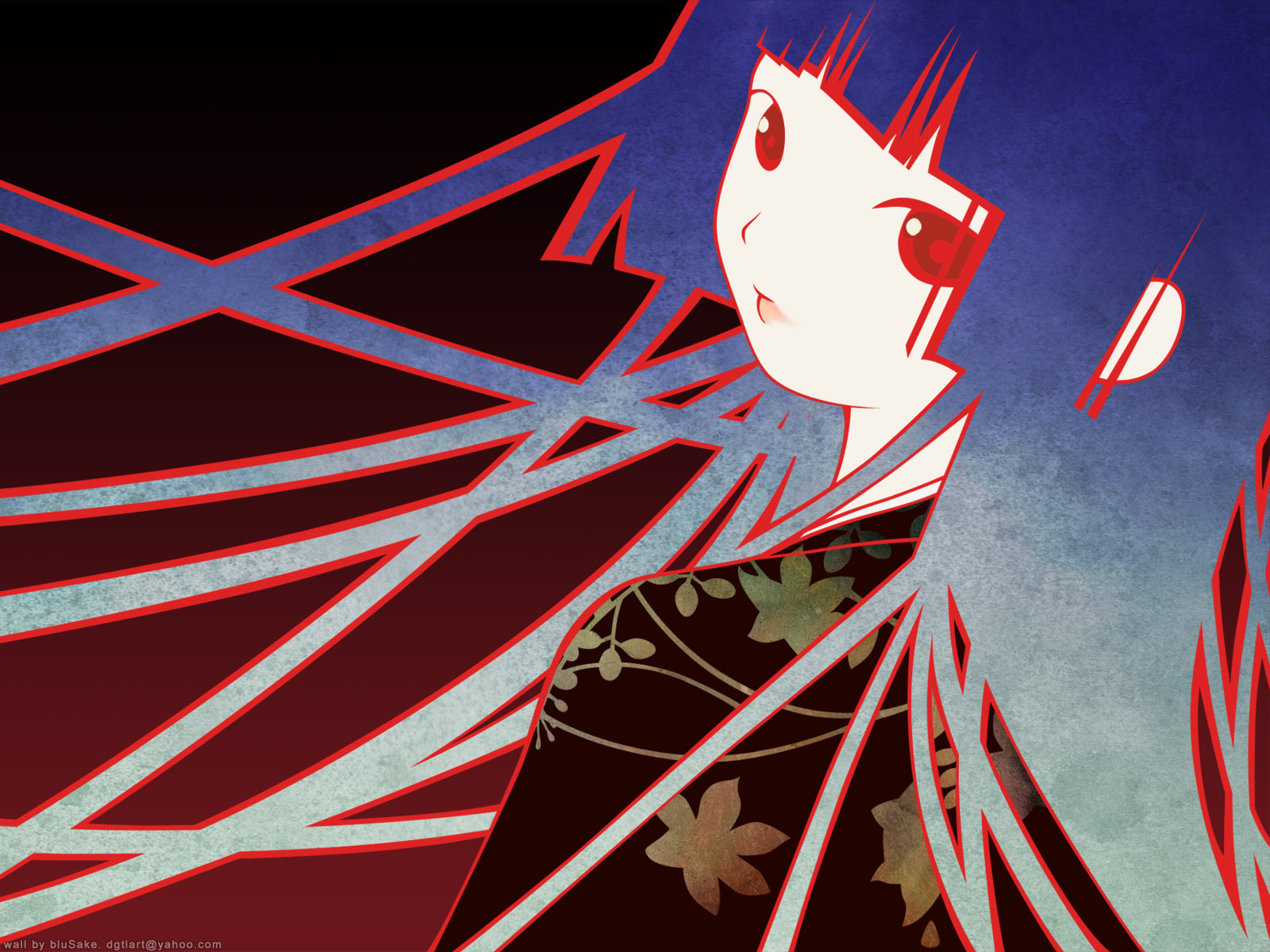 Fond dcran Jigoku Shoujo en cours de vote  jigokushoujo 