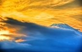 fond écran Le mont Fuji