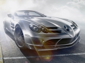 miniature Mercedes Benz SLR